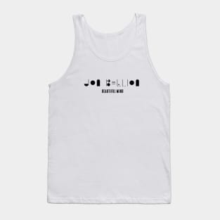 Jon Bellion Shapes Logo (Black Logo) Tank Top